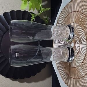 Riedel Set Of Two Tyrol Crystal Wheat  Beer Glasses